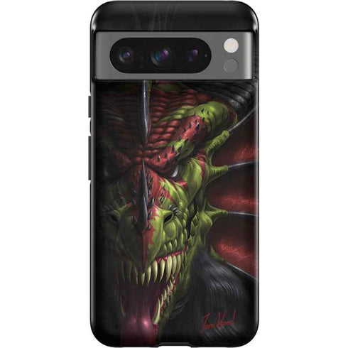 Lair of Shadows Dragon by Tom Wood Google Pixel 8 Pro Impact Case
